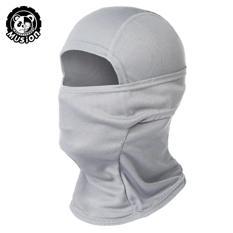 Musion Motorrad Sturmhaube Sonnenschutz Vollgesichtsmaske Atmungsaktives Mesh Airsoft Maske Sturmhaube Fahrrad Radfahren Kopfbedeckung Unde
