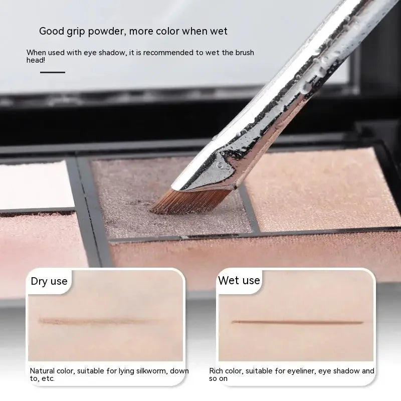 2/5Pc Karsyngirl Upgrade Blade Eyeliner Brush Ultra Thin Fine Angle Flat Eyebrow Brush Under The Eyes Place Precise Detail Brush