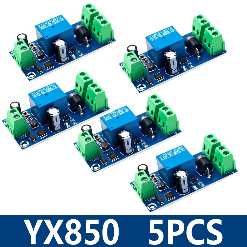 1~5PCS YX850 Power failure automatic switching standby battery lithium battery module DC 5V-48V universal emergency converter