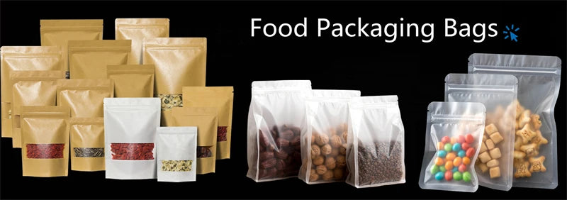 TETP 100Pcs Clear Self-Adhesive Resealable Waterproof OPP Plastic Bags 5Wires per Bag for Gift Food Candy Packaging Cellophane S