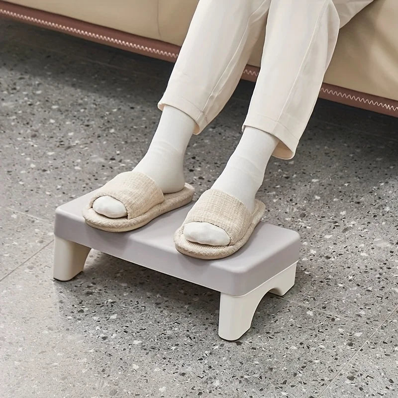 Ergonomische PP-Fußstütze für den Büroschreibtisch. Passt unter den Schreibtisch, Verwendung bei der Arbeit, auf dem Sofa & beim Lernen. Bequem & platzsparend.