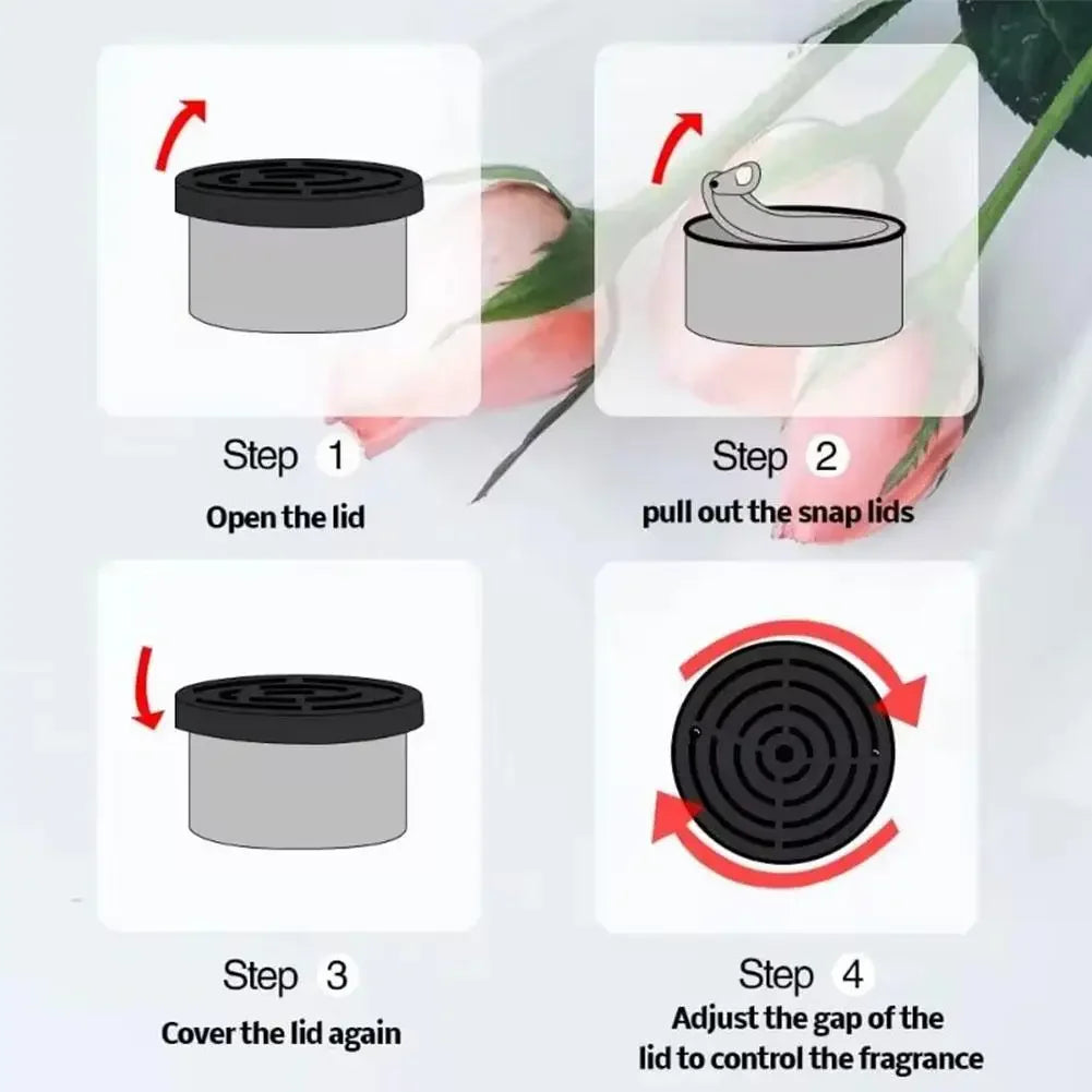 Canned Wood Blocks Auto Supplies Car Air Fresheners Perfume Coffee Flavor Explosion Car Foreign Aromatherapy Deodorant Supplies