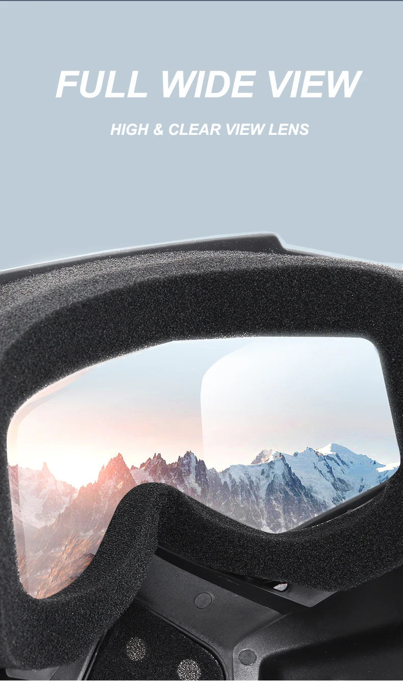 2025 NEW Outdoor Sports Windproof Mask Goggle HD Motorcycle Glasses Snowboard Eyewear Riding Motocross Summer UV Sunglasses