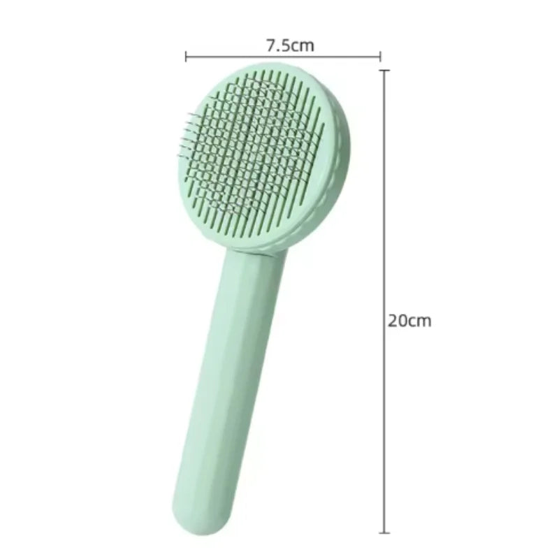 Dog Comb Pet Hair Removal Brush Cats and Dogs Special Comb Beauty Massage Self-cleaning Needle Comb Pet Supplies