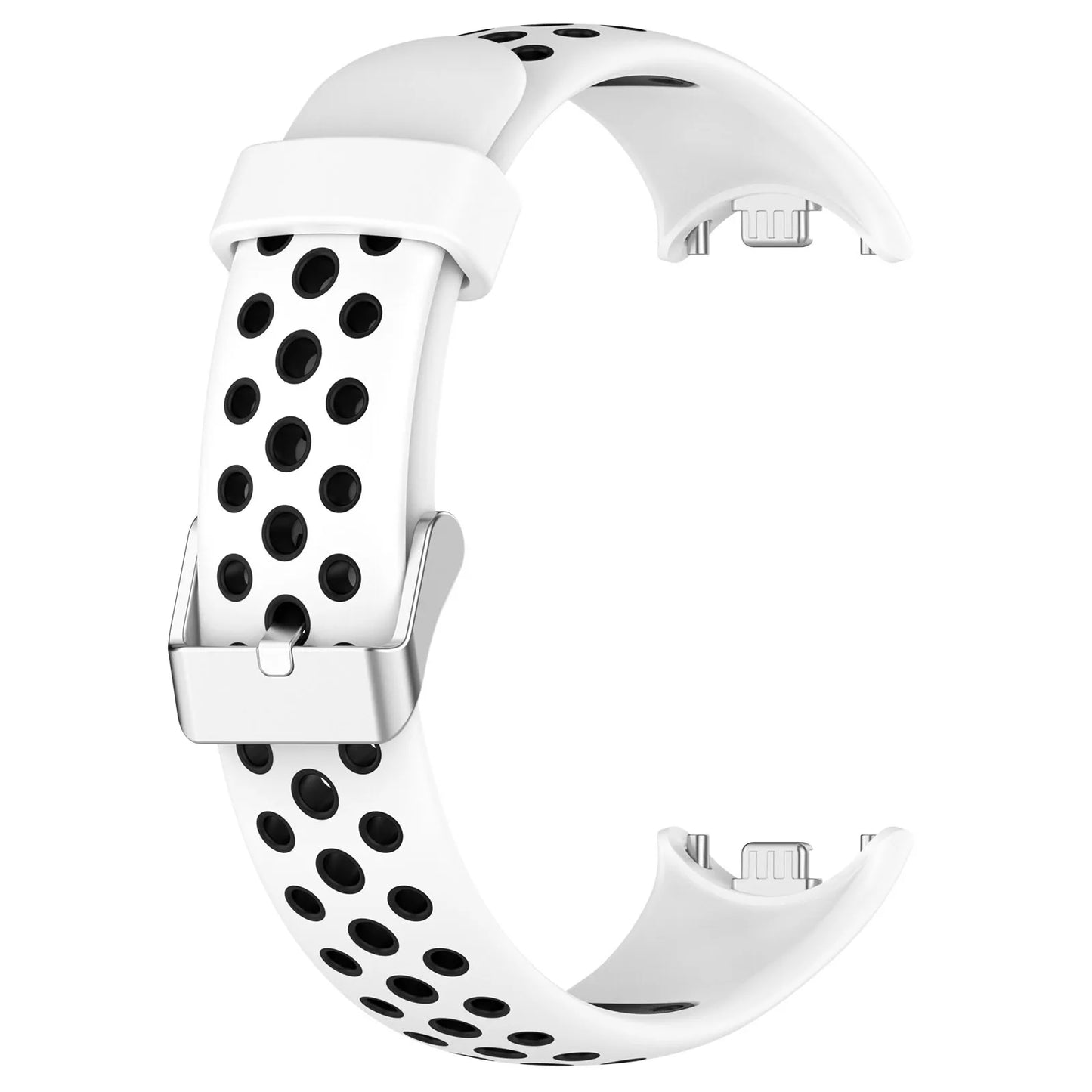 Für Xiaomi Band 8 9 Silikonarmband, zweifarbiges, atmungsaktives Smartwatch-Armband, Ersatzarmband für Xiaomi MiBand 8 9