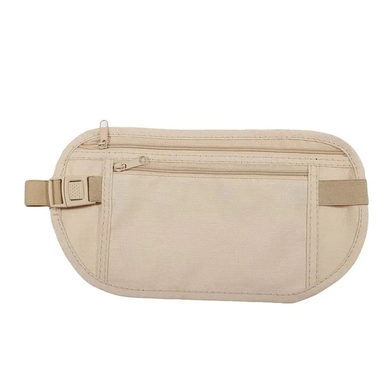 1/2pcs Sport Running Wais Bag Invisible Travel Waist Packs Pouch For Passport Money Belt Bag Hidden Security Wallet Gift Pack