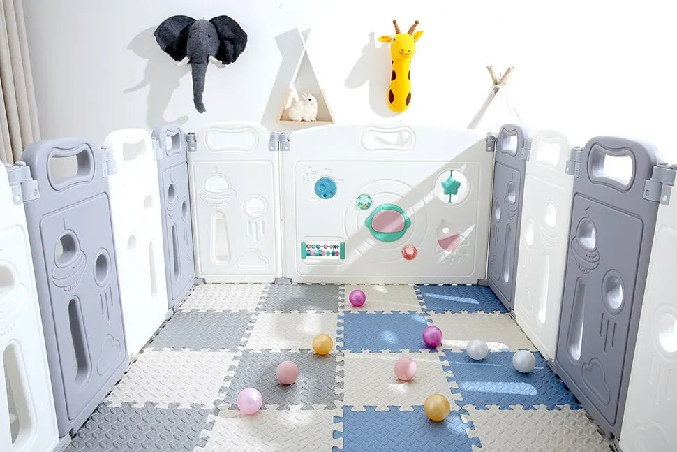 8-16 STÜCK Baby Spielmatten EVA Schaum Puzzlematte Kinderzimmer Aktivitätsmatte für Babys ineinandergreifender Teppich 30*30CM