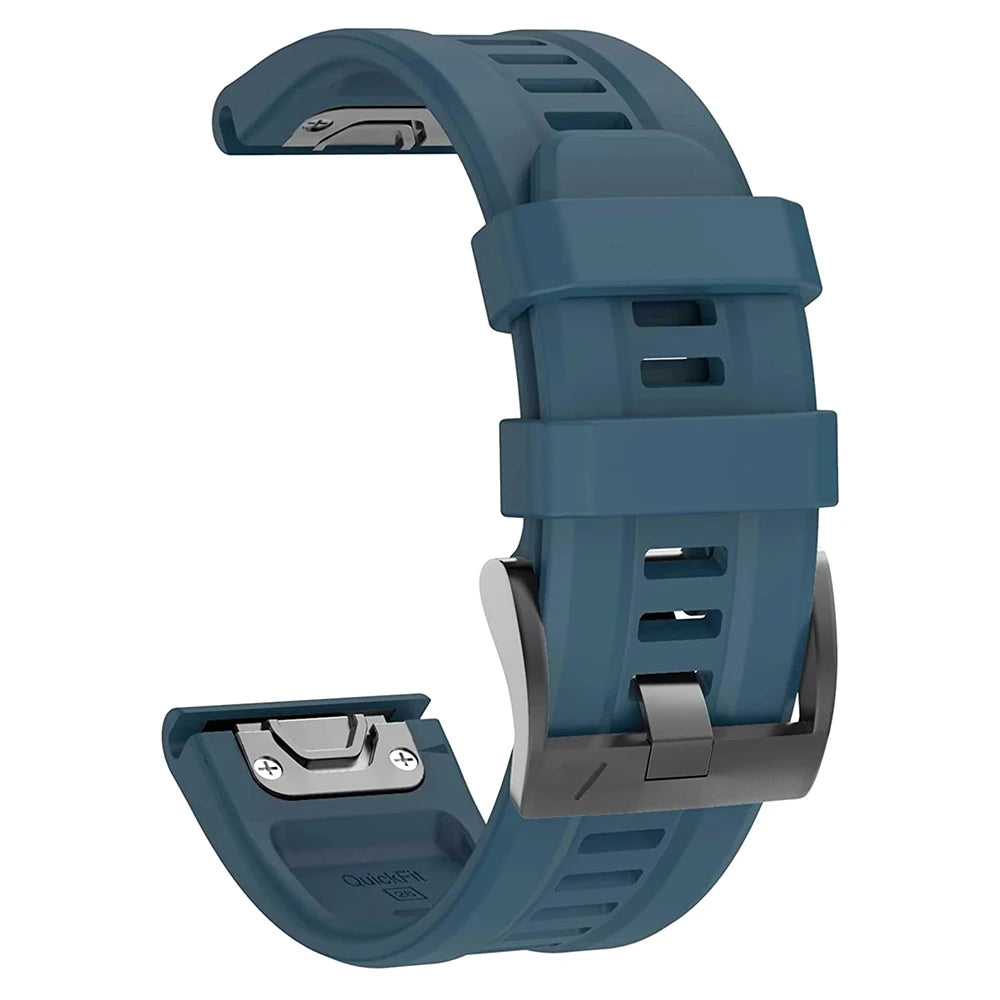 Bracelet QuickFit 22mm 26mm pour Garmin Epix Gen 2, en silicone pour Garmin Fenix 7 7X 5Plus 6XPro Enduro 2
