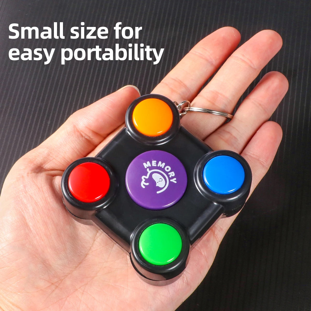 Puzzle and Memory Training Machine - Parent child Interactive Thinking Development Brain Toy - Creative Flash Sound - Mini Elect