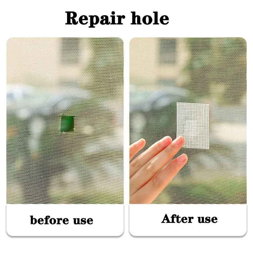 Strong Window Screen Repair Tape Waterproof Anti Mosquito Door Mesh Patch Tape Broken Holes Repair Essential Accessories Tool