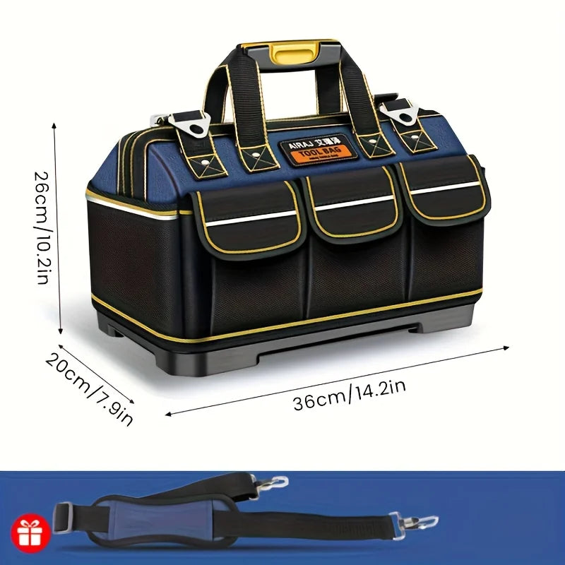 AIRAJ Multifunctional Tool Bags 1680D Oxford Cloth Electrician Bags Waterproof and Wear-Resistant High Capacity Storage Bags - Shoppiline