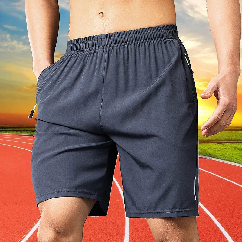 Men's Shorts Summer Football Soccer Sports Short Pants Breathable Drawstring Quick Dry Running Sports Shorts Men Jogging Bottom