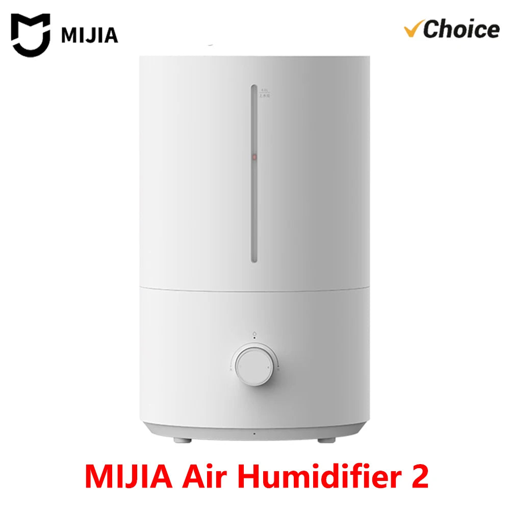 Original MIJIA Humidifier 2 300mL/h Humidification 4L Large Capacity Mist Maker Add Water Home Humidity Control Low Sound CN