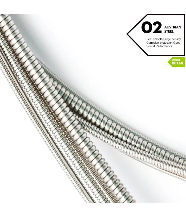 Orphee 1/5/10 Pcs Electric Guitar Strings Set RX Series Hexagonal Carbon Steel 6 String for Electric Guitar Accessories&Parts