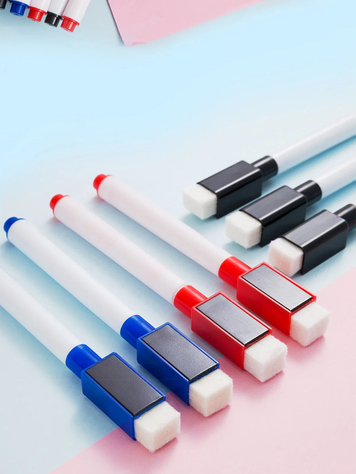 Magnetic Erasable Whiteboard Pen Color Options Blackboard Note Numbering Stationery Office Teaching Supplies for Classroom Use