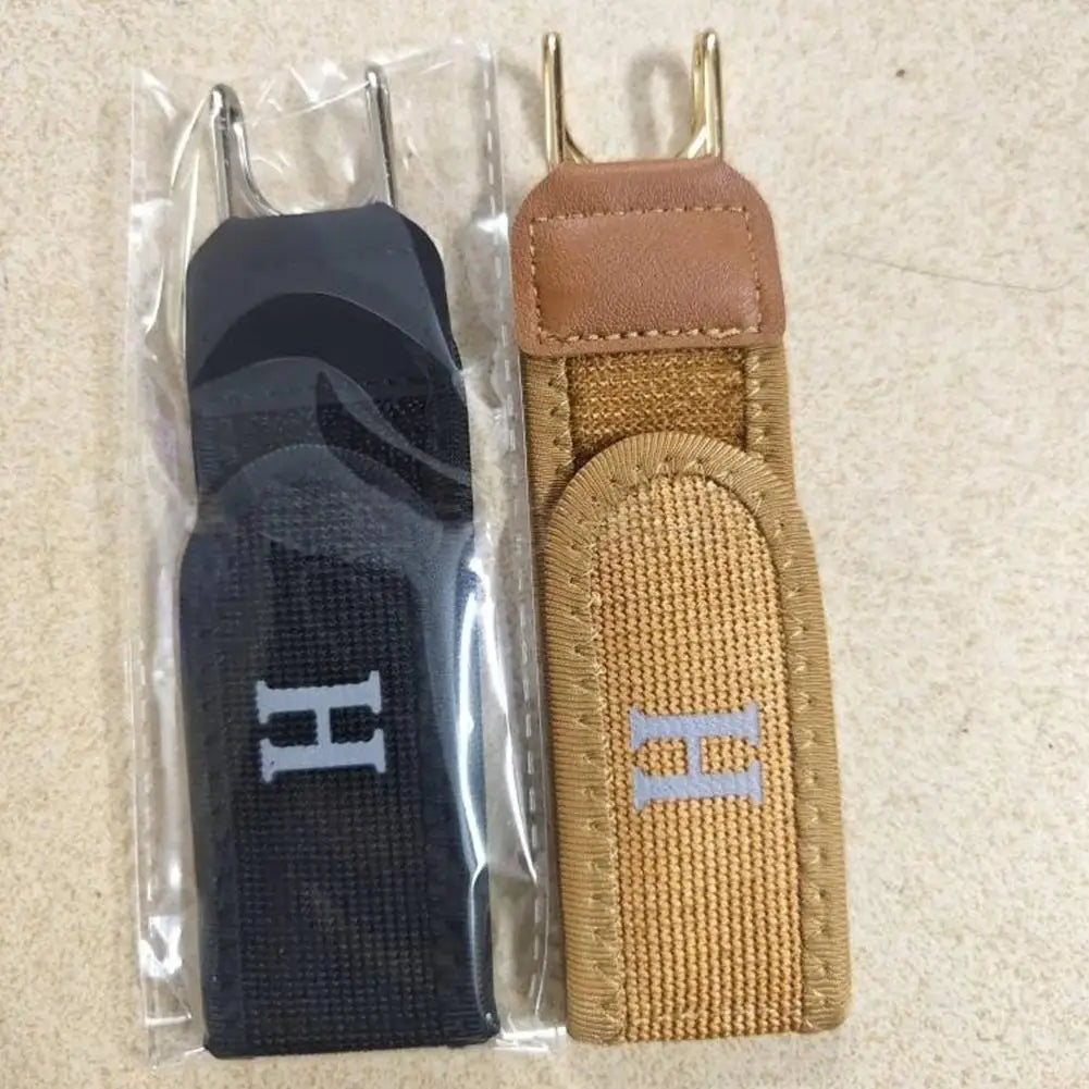 New Unisex Buckleless Belt Hook Adjustable Comfortable Elastic Velcro Waist Belt For Outdoor Work Daily Carry 1/2/4/8/20pcs