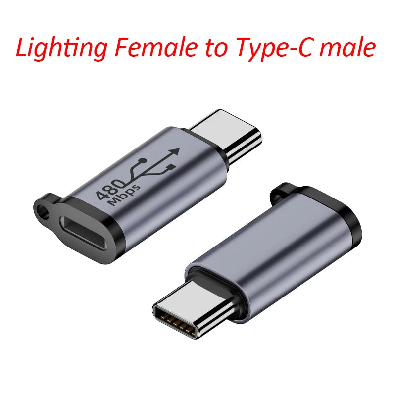 VIKEFON Type C Female to Micro USB/Type Female to Mini USB/Micro USB Female to Type C/Micro USB Female to Mini USB Plug Adapter