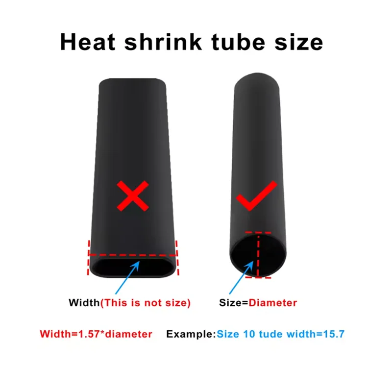 1m 4:1 Sealing Waterproofing AntiCorrosion Protection And Heat Shrink Tubing For WearResistant And Leak Proof MultiStrand Harnes