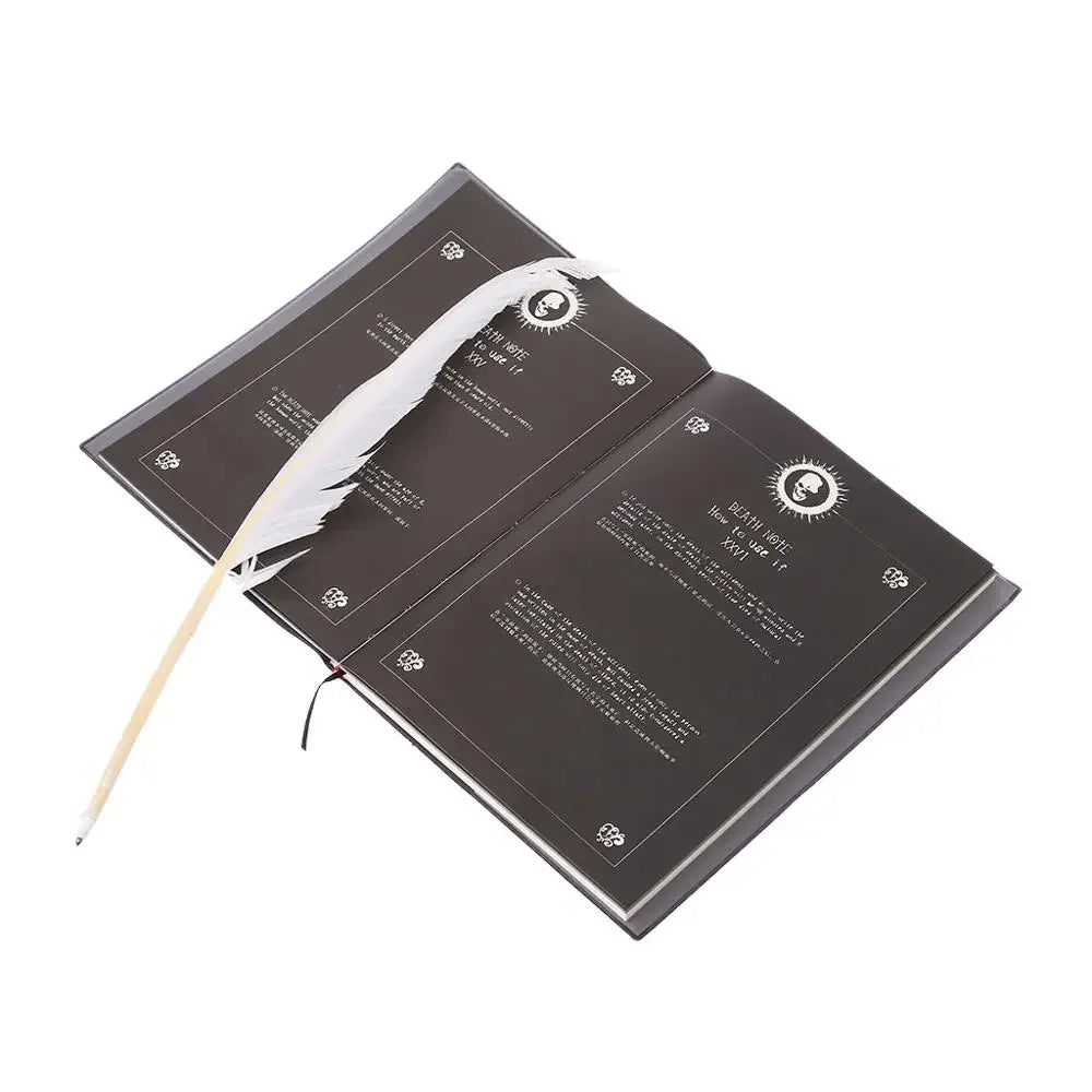 New Collectable Death Note Notebook School Large Anime Theme Writing Journal Diary Planner Stationery Cosplay Prop Fan - Shoppiline