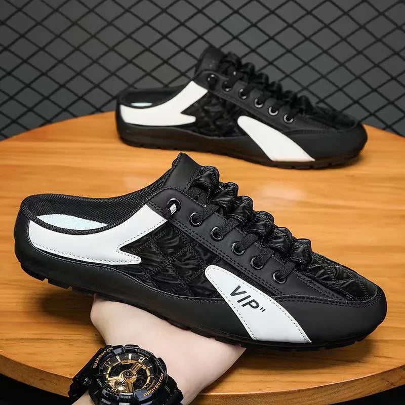 2025 Summer Slippers for Men Trendy Men's Flat Bottom Casual Shoes Soft Sole Support Shoes Men's Sneakers Zapatos De Hombre - Shoppiline