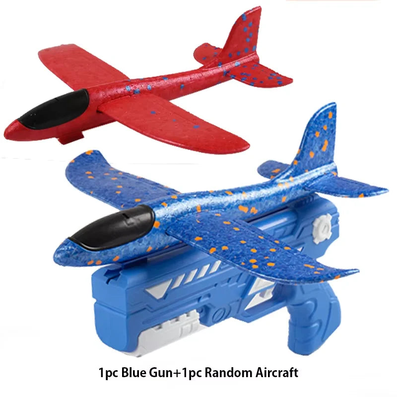 Children's Foam Ejection Aircraft Toys Parent-Child Interaction Outdoor Foam Aircraft Park