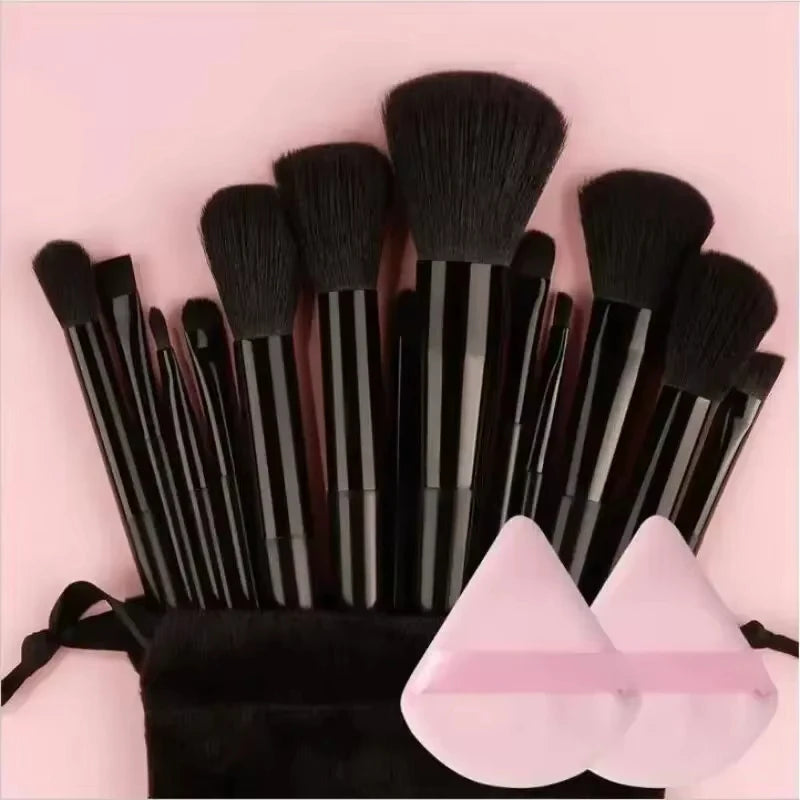13-teiliges Make-up-Pinsel-Set Kosmetik-Make-up-Schwamm Make-up-Pinsel Beauty-Tool Lidschatten-Rouge Professionelles Pinsel-Set