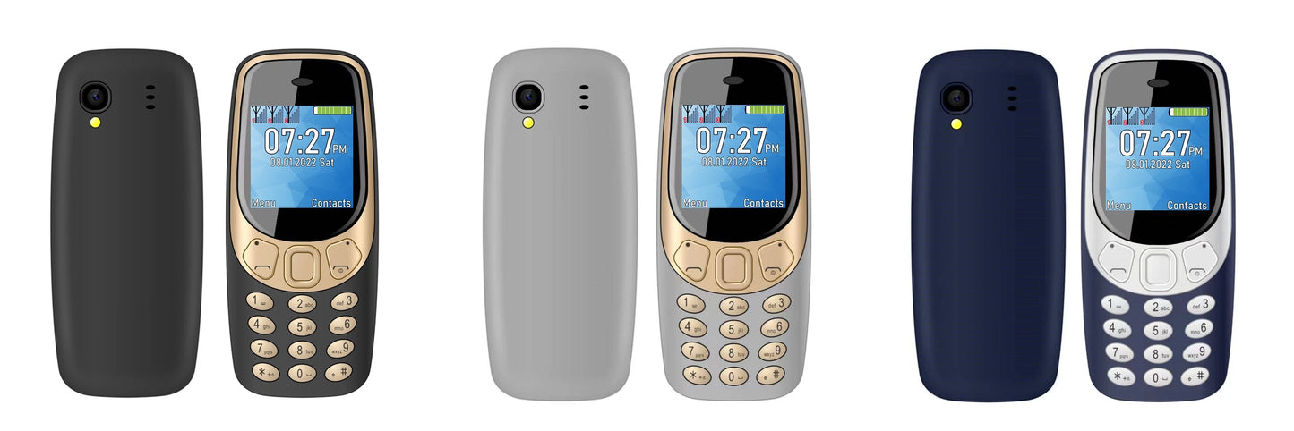 SERVO Small Mobile Phone Bluetooth Dialer Magic voice Low Radiation Telephone Call Recording 2/3 SIM GSM Unlocked Mini Cellphone - Shoppiline