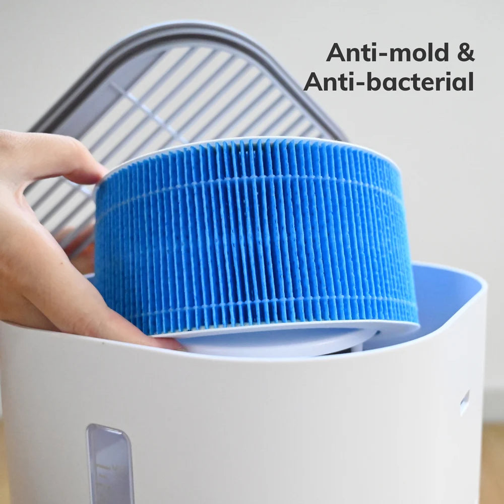 Air Purifier with Humidifier Combo for Home Allergies and Pets Hair, Smokers in Bedroom, H13 HEPA Filter - Shoppiline