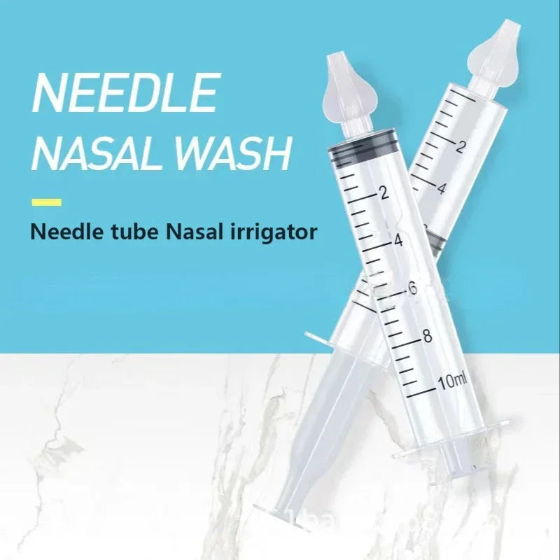 Rhinitis Nasal Irrigator Washing for Children Silicone Baby Nasal Aspirator Syringe Baby Nose Cleaner Kids Nasal Washer Reusable