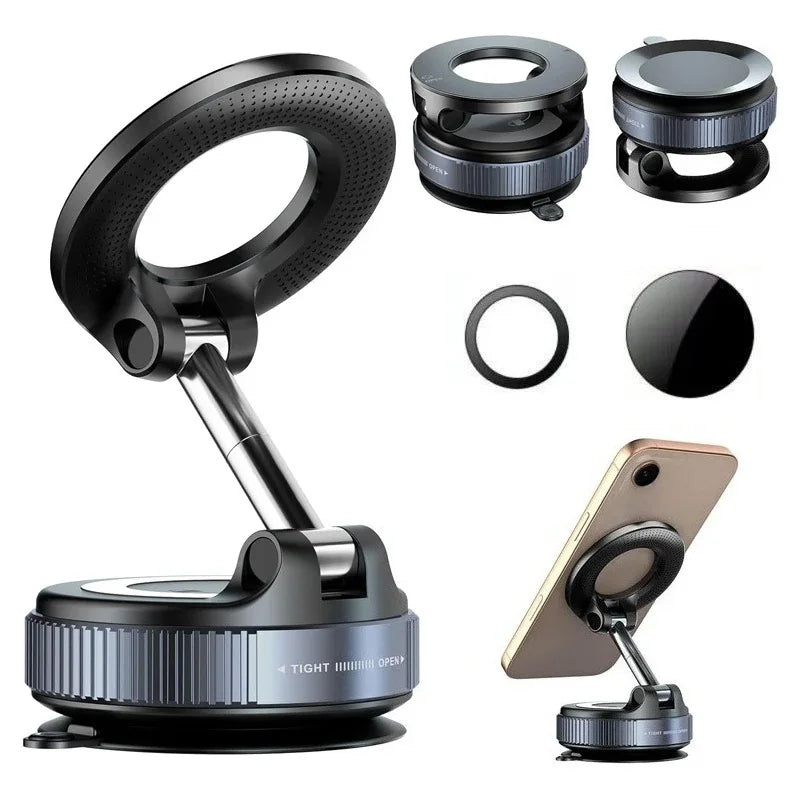 HOMEFISH K007 Magnetic Phone Holder｜Three-axis Rotation For Free Adjustment｜A Convenient Choice For Multiple Scenarios. - Shoppiline