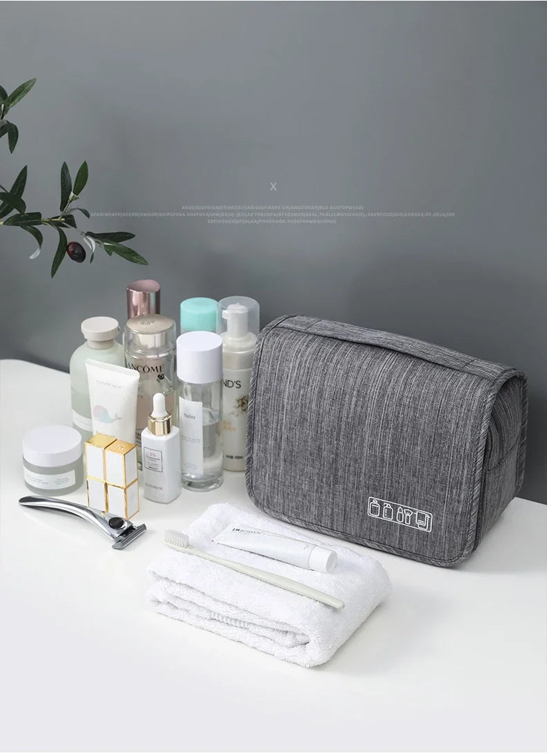1PC Oxford Fabric Men Business Portable Storage Bag Toiletries Organizer Women Cosmetic Bag Waterproof Hanging Travel Wash Pouch