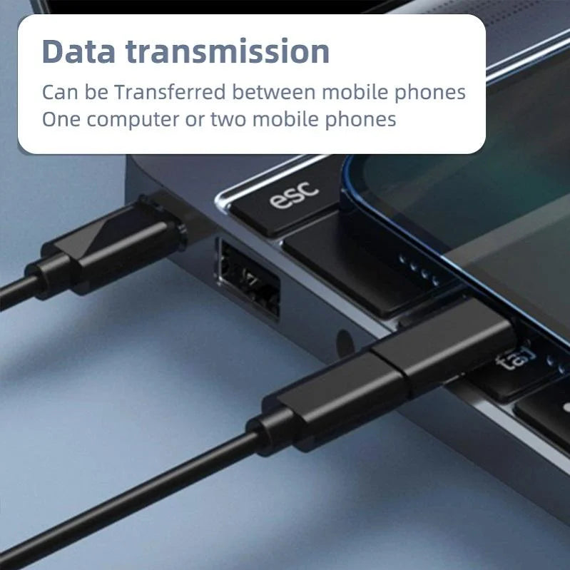Portable Multifunctional Data Cable Storage Box, 60W Fast Charging Mobile Phone Holder Charging Cable Set Multi Head Conversio