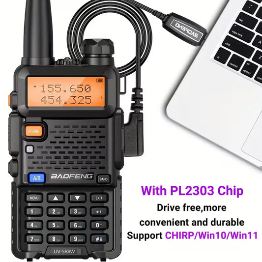 1/2PCS BaoFeng UV-5R 8W Tri-Power Walkie Talkie High Power Dual Band Long Range 128 CH Portable Handheld UV 5R Ham Two Way Radio - Shoppiline