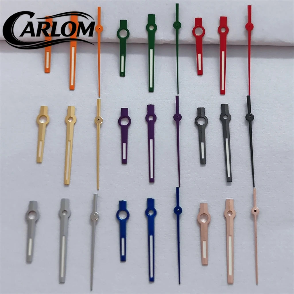 NH Watch Hands For NH35 NH36 NH38 NH39 NH70 Movement Green Luminous High Quality Watch Accessories Silver Gold Gun Blue Red