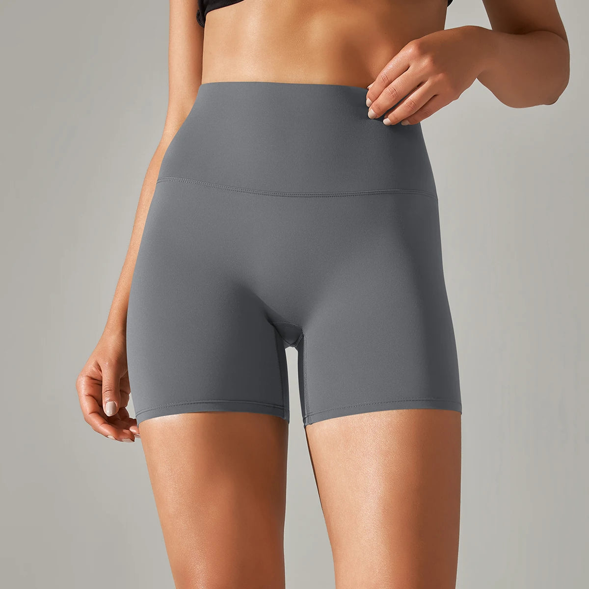 1PC Yoga Shorts Women Fitness Shorts Running Cycling Shorts Breathable Sports Leggings High Waist Summer Workout Gym Shorts