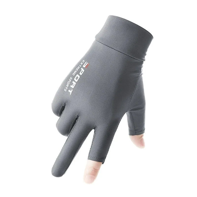 Summer Anti-UV Cooling ‌Ice Silk Arm Sleeves Breathable Stretchy Cover UV Protection Sun Sleeves for Cycling Running Sports
