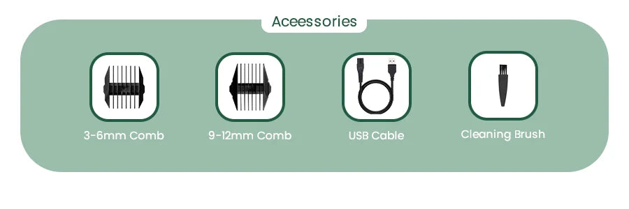 Men's Electric Groin & Body Shaver - Waterproof Dual Head Trimmer Kit w/ LED Light & Foil Blades - Shoppiline