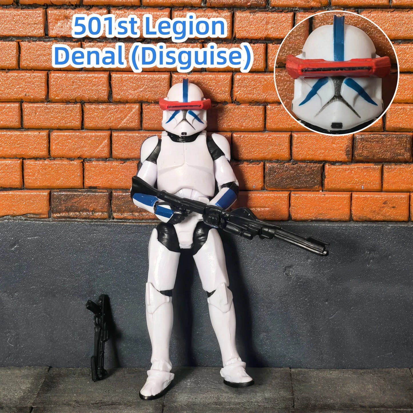 Star Wars 3.75 Inch Trooper 1/18 501st Legion Action Figure Hardcase REX Anakin Dogma Tup Toys Model Loose - Shoppiline