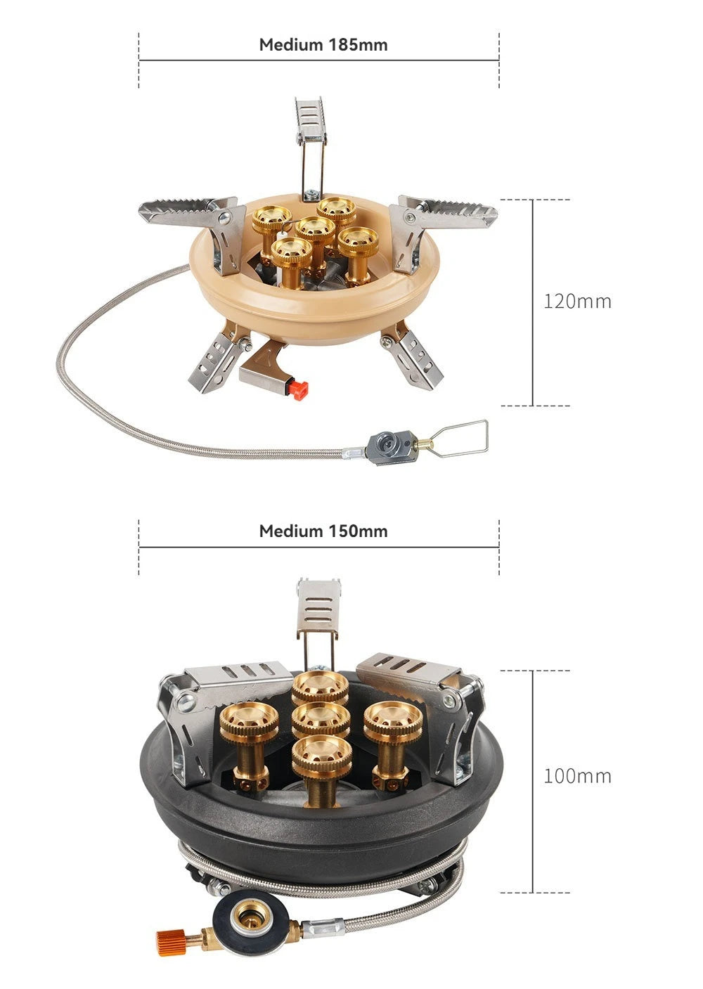 BRS Outdoor BRS-201A Five Core Fierce Stove Fierce Stove Five Star Stove Camping Barbecue Tool