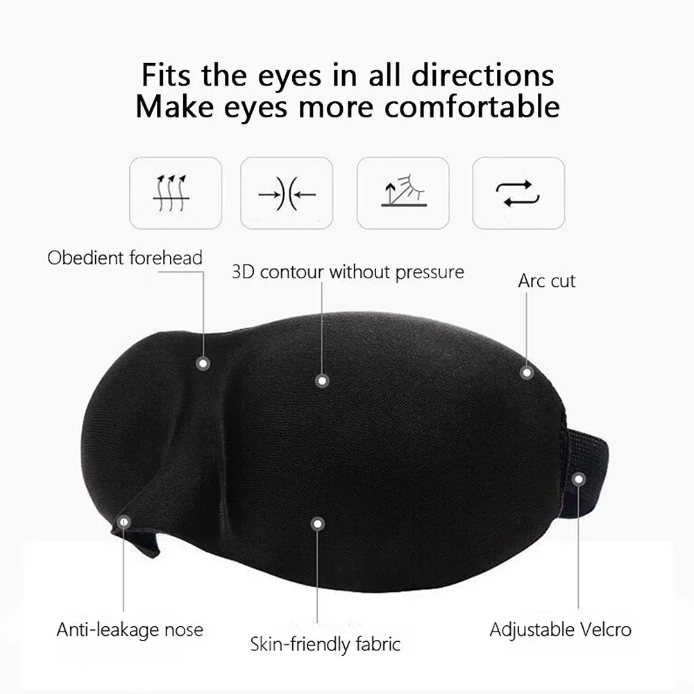 3D Shaped Sleep facial mask for Men and Women Eye Mask Sleep Comfort Eye Mask