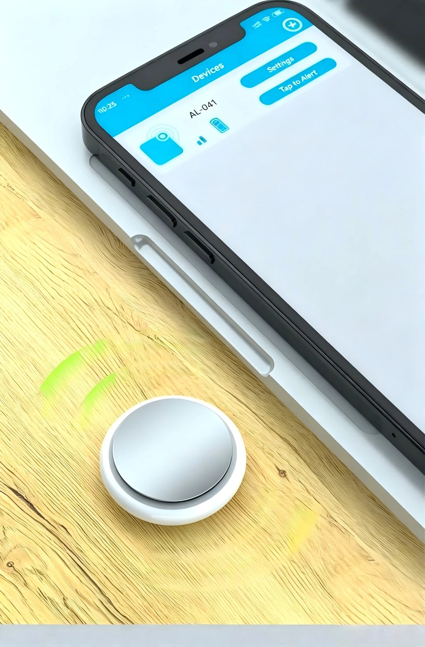 Dual OS Bluetooth Anti-Lost Tracker, Compatible with iOS Find My & Android, Sound Alarm Locator for Keys Phones & Personal Items