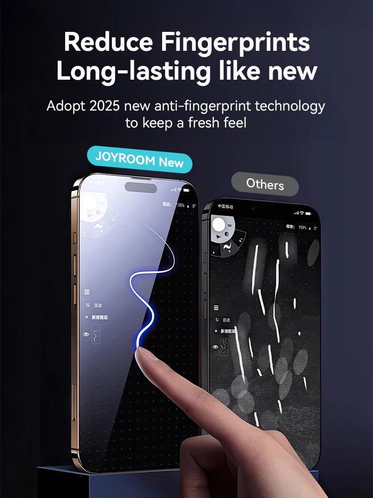Joyroom 1/2PCS For iPhone 17 Pro Max Anti-Spy Glass Privacy Screen Protector Glass For iPhone 17 Pro 17 Air Tempered Glass Film - Shoppiline