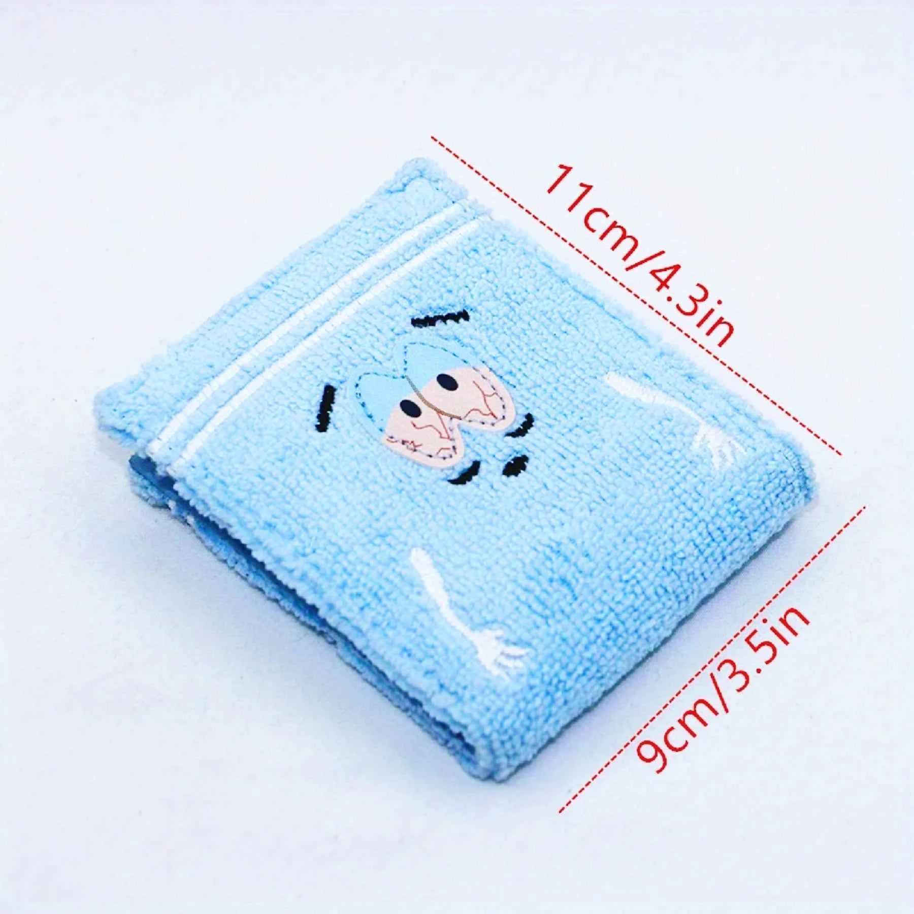 Towel cloth embroidered anime fashion wallet, designer personalized ID card holder