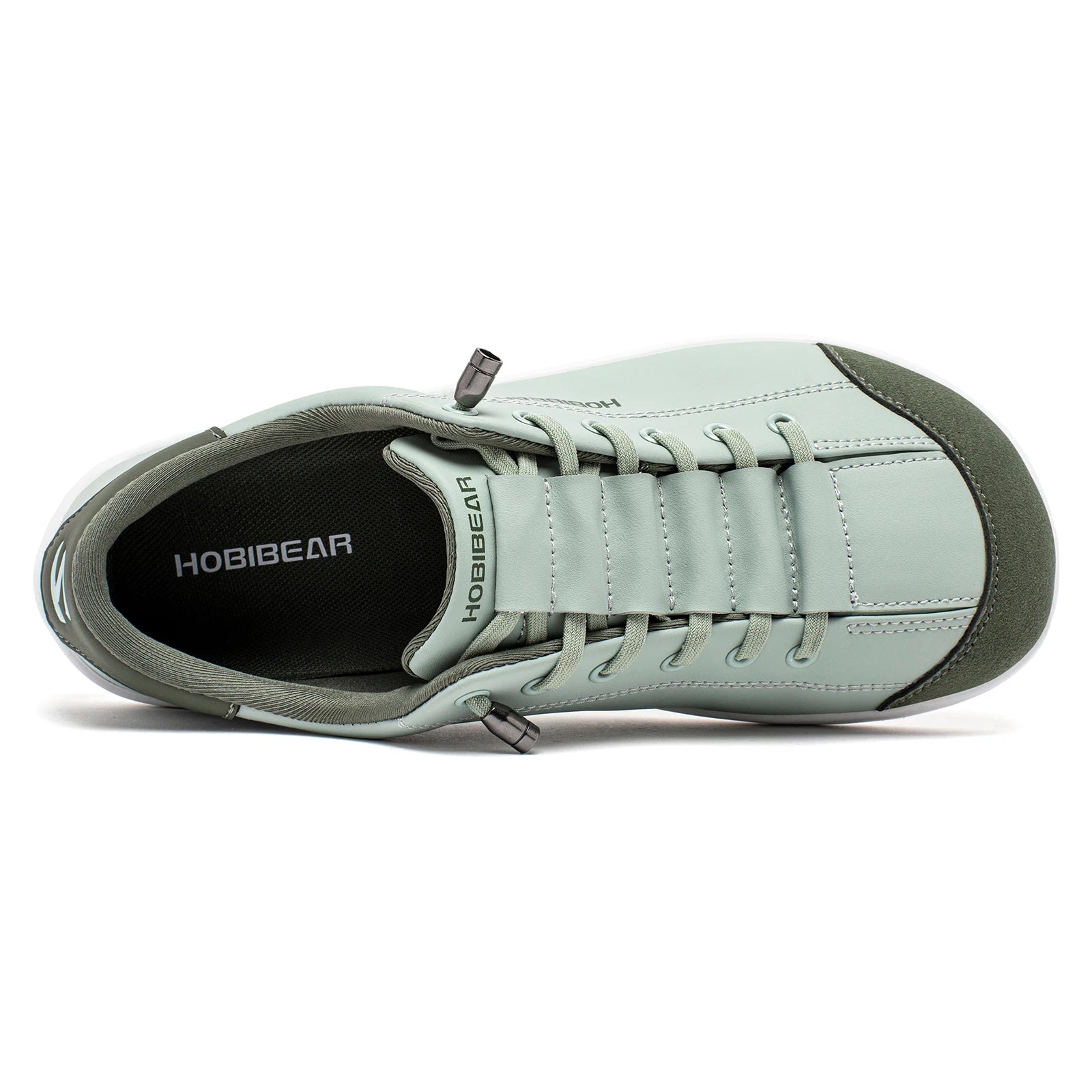 HOBIBEAR Unisex Barefoot Wide Toe Shoes Women Men Artificial Leather Minimalist Sneakers Adjustable Slip On Walking Shoes - Shoppiline