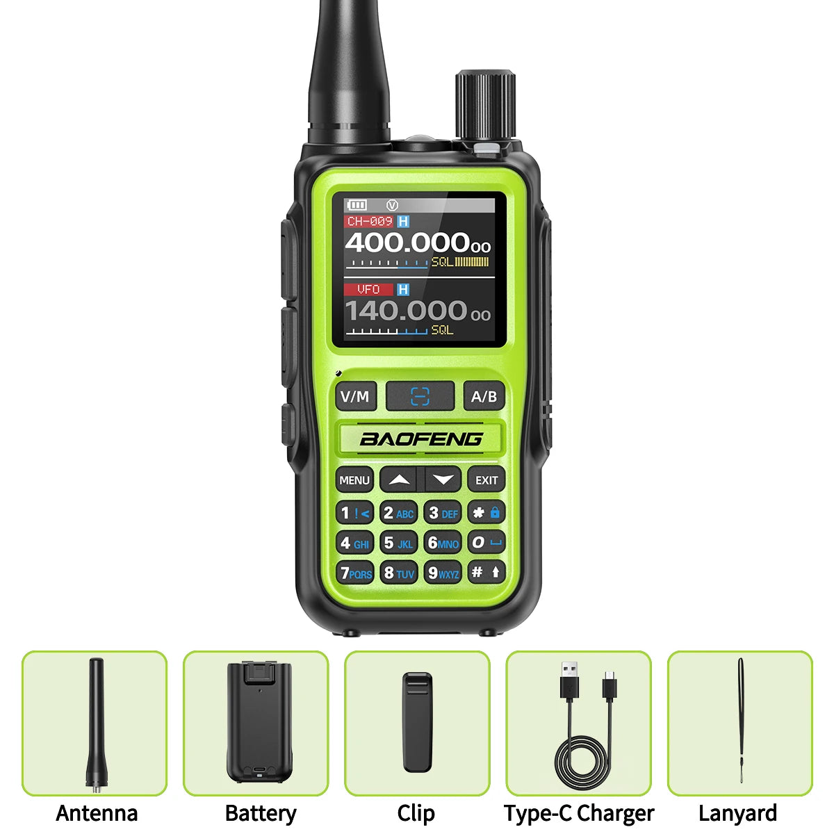 BAOFENG UV-5R Mini Walkie Talkie Multi Band Bluetooth Programming Wireless Copy Frequency 999CH AM FM Long Range Two Way Radio - Shoppiline