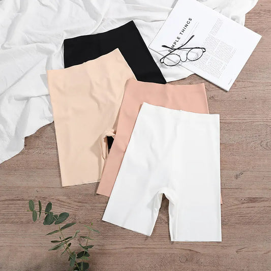 1Pc/4Pcs/Pack Hot Sale High Waist Women Long Leg Panty Comfortable Seamless Long Panties Tummy Tight Seamless Shorts Panties