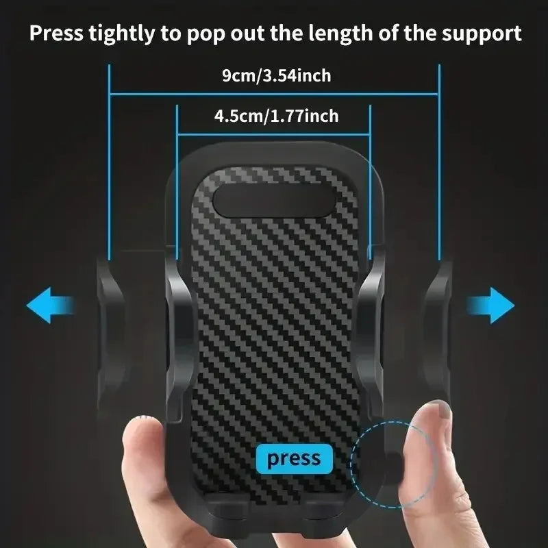 360° Rotatable Car Phone Holder Universal Windshield Suction Cup & Air Vent Mount Stand for Cellphone Stable Car Phone Bracket
