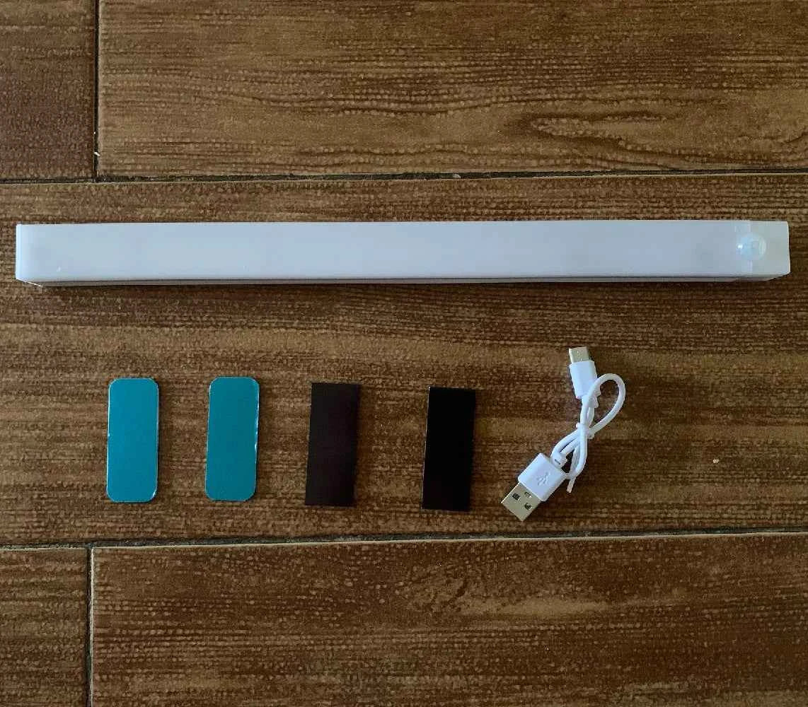 AITHEA USB Rechargeable PIR Motion Sensor LED Bar Lights Dimmable Detector Night Light Portable Induction Cabinet Lamp for Room
