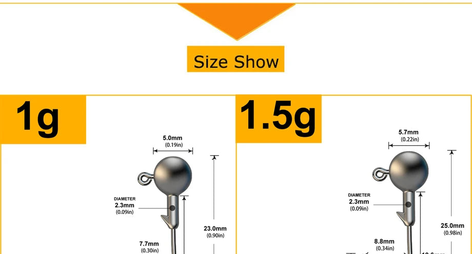 1g 2g 3g 4g 5g 10g 20g 22g 25g 28g crank Jig head hook fishing hook head Jig lure hard bait soft worm jig hook for fishing
