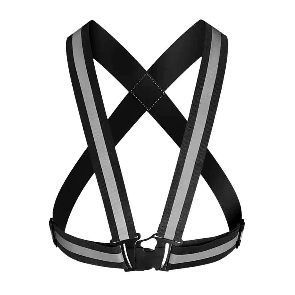 New Highlight Reflective Straps Night Running Riding Clothing Vest Adjustable Safety Vest Elastic Band For Adults and Children